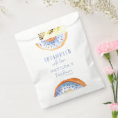 ドーナツ赤ちゃんシャワーブルーガーリーかわいい歓迎 フェイバーバッグ (封をした状態)