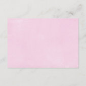 ドーナツ赤ちゃんシャワー女の子のブックリクエストの挿入 エンクロージャーカード (裏面)