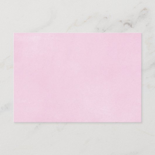 ドーナツ赤ちゃんシャワー女の子のブックリクエストの挿入 エンクロージャーカード (裏面)