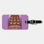 ドーナツ踊りお洒落ドーナツキャラクター ラゲッジタグ (正面横)