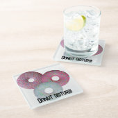 ドーナツ邪魔！ ガラスコースター (アングル)