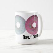ドーナツ邪魔！ コーヒーマグカップ (正面右)