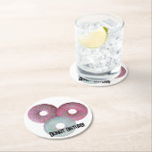 ドーナツ邪魔！ペーパーコースター ラウンドペーパーコースター (インサイチュ)