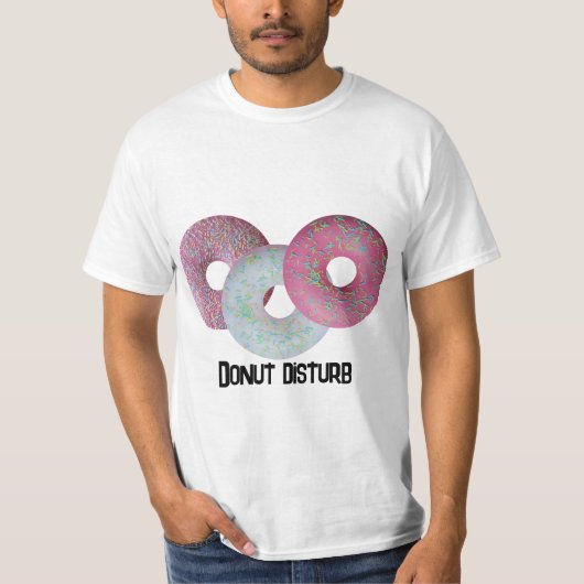 ドーナツ邪魔! Tシャツ (正面)