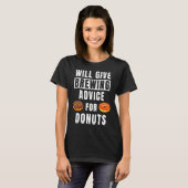 ドーナツ醸造所の醸造アドバイスおもしろい。 Tシャツ (正面フル)
