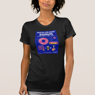 ドーナツ青写真 Tシャツ