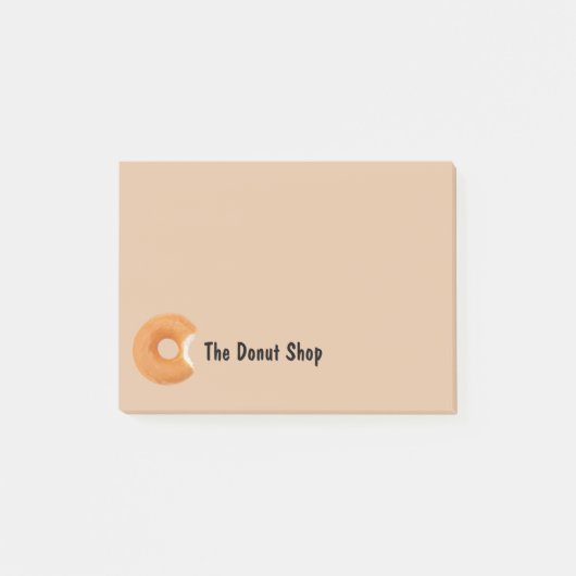 ドーナツ食品テーマポストイットノート ポストイット (正面)