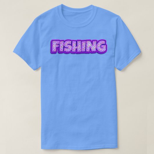 ドーナツ魚釣りベーカードーナツベーキングフィッシャーマン Tシャツ (デザイン正面)