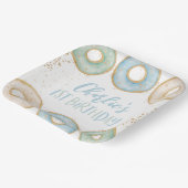 ドーナツ1日パーソナライズされた生パーティー紙プレート ペーパープレート (傾斜あり)