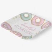 ドーナツ1日パーソナライズされた生パーティー紙プレート ペーパープレート (傾斜あり)