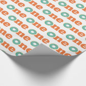 ドーナツ1thバースデーラッピング紙 ラッピングペーパー (角)