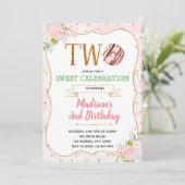 ドーナツ2人のテーマ招待 招待状 (スタンド正面)