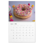 ドーナツ2025 Wall Calendar Gift Dougnnut カレンダー (3月 2026)