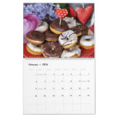 ドーナツ2025 Wall Calendar Gift Dougnnut カレンダー (2月 2026)