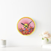 ドーナツ2 ラウンド壁時計 (ホーム)
