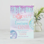 ドーナツ、あなたは誕生日のドーナツを逃したくない 招待状 (スタンド正面)