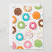 ドーナツ・おむつベビーシャワー招待状 招待状 (裏面)
