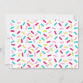 ドーナツ&おむつベビーシャワー招待状 招待状 (裏面)