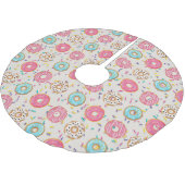 ドーナツ（ふりかけ） ブラッシュドポリエステルツリースカート (アングル)