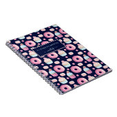 ドーナツ、カップケーキ、マカロン ノートブック (右側)