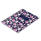 ドーナツ、カップケーキ、マカロン ノートブック (左側)