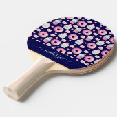 ドーナツ、カップケーキ、マカロン 卓球ラケット (正面アングル)