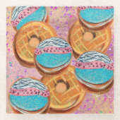 ドーナツ ガラスコースター (正面)