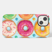 ドーナツ、キャンディー iPhoneケース (裏面横)
