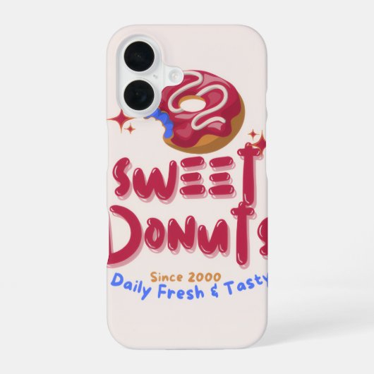 ドーナツ スマホケース iPhone 16ケース (裏面)