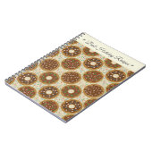 ドーナツ テーマ 最高のホリデーレシピ ノートブック (左側)