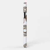 ドーナツ、ピンクドーナツ、ブラウンドーナツのパターン Case-Mate iPhoneケース (裏面/右)