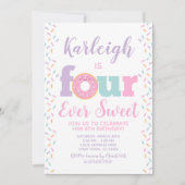 ドーナツ フォーエバースイート 招待状 (正面)