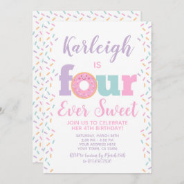 ドーナツ フォーエバースイート 招待状