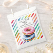 ドーナツ プレゼント用袋 フェイバーバッグ (クリップ留めされた状態)