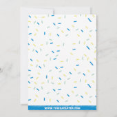 ドーナツ ベビーシャワー 招待状 (裏面)