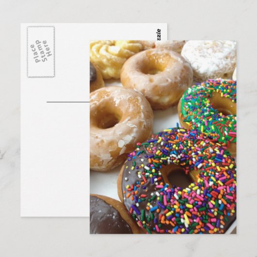 ドーナツ ポストカード (正面/裏面)