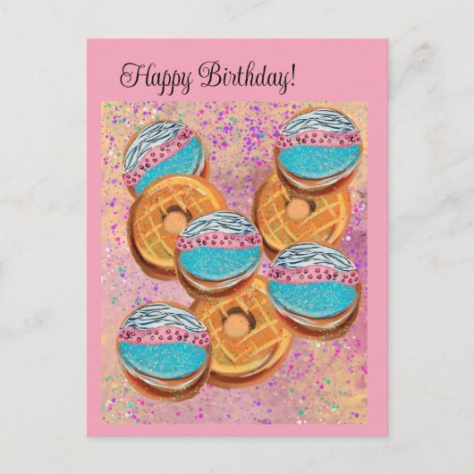 ドーナツ ポストカード (正面)