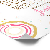 ドーナツ・マインド・イフ・アイ・ドゥ ウェルカムサイン ブライダルシャワー ポスター (角)