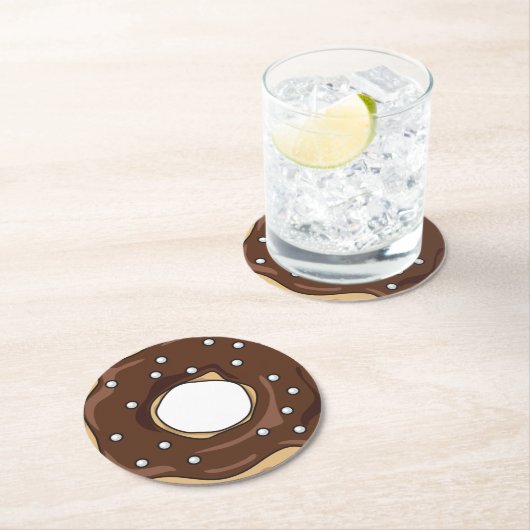 ドーナツ ラウンドペーパーコースター (インサイチュ)