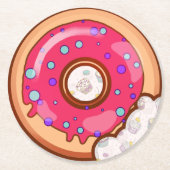 ドーナツ ラウンドペーパーコースター (正面)
