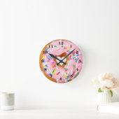 ドーナツ ラウンド壁時計 (ホーム)