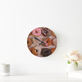 ドーナツ! ラウンド壁時計 (ホーム)