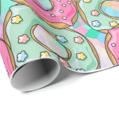 ドーナツ ラッピングペーパー (ロールコーナー)