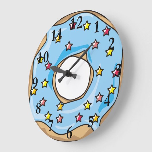 ドーナツ ラージ壁時計 (傾斜)