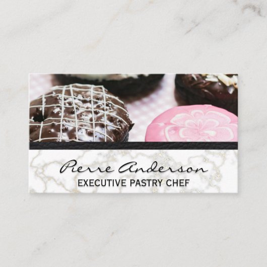 ドーナツ |大理石金ゴールド |レザーアップホルスター ロイヤリティカード (正面)