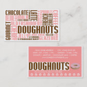 ドーナツ(chitChat) ロイヤリティカード (正面/裏面)