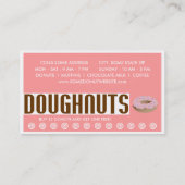 ドーナツ(chitChat) ロイヤリティカード (裏面)