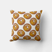 ドーナツ(Do Not)私のグレーズドドーナツ食品と一緒に混乱 クッション (裏面)