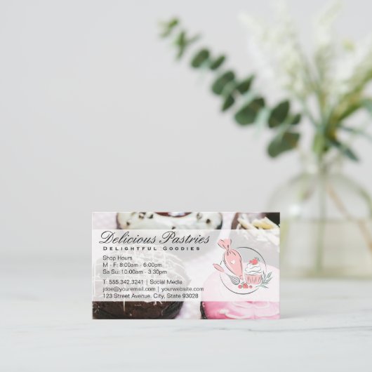 ドーナツ | Pastry Chef 名刺 (スタンド正面)