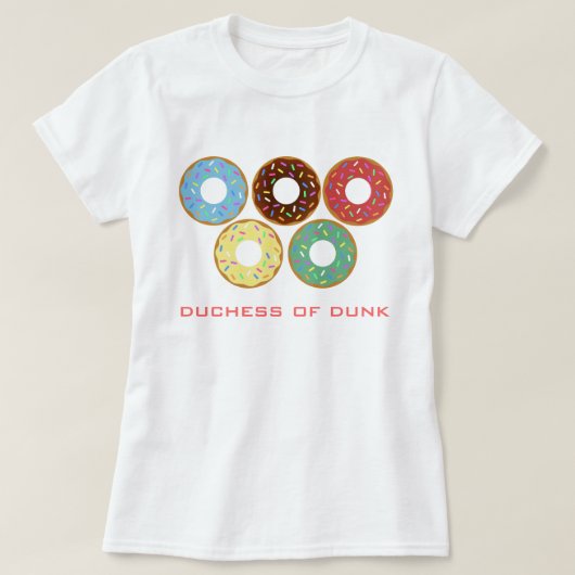 ドーナツ Tシャツ (デザイン正面)